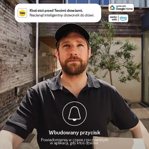 Klawiatura do inteligentnego zamka Linus Yale Smart Keypad 2 z czytnikiem linii papilarnych Klawiatura do inteligentnego zamka Linus Yale Smart Keypad 2 z czytnikiem linii papilarnych