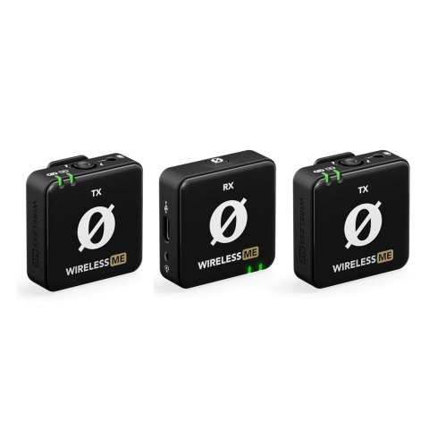 RODE Wireless ME Dual - Kompaktowy bezprzewodowy system mikrofonowy z dwoma nadajnikami do nagrywania dwukanałowego (czarny) RODE Wireless ME Dual - Kompaktowy bezprzewodowy system mikrofonowy z dwoma nadajnikami do nagrywania dwukanałowego (czarny)
