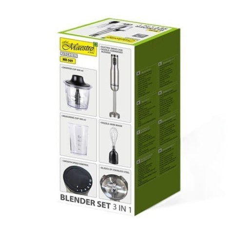 Blender wielofunkcyjny 1000W MR-569 NEW MAESTRO Blender wielofunkcyjny 1000W MR-569 NEW MAESTRO