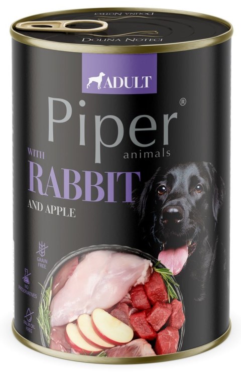 DOLINA NOTECI Piper królik i jabłko dla psa 800g DOLINA NOTECI Piper królik i jabłko dla psa 800g