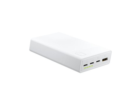 GREEN CELL POWERBANK POWERPLAY 20S BIAŁY 20000MAH 22,5W 3X USB-C PD 1X USB-A GREEN CELL POWERBANK POWERPLAY 20S BIAŁY 20000MAH 22,5W 3X USB-C PD 1X USB-A