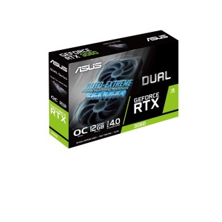 Karta graf. ASUS Dual GeForce RTX 3060 V2 OC Ed 12G (WYPRZEDAŻ)