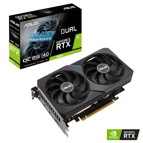 Karta graf. ASUS Dual GeForce RTX 3060 V2 OC Ed 12G (WYPRZEDAŻ) Karta graf. ASUS Dual GeForce RTX 3060 V2 OC Ed 12G (WYPRZEDAŻ)