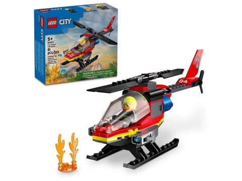 LEGO City 60411 Strażacki helikopter ratunkowy LEGO City 60411 Strażacki helikopter ratunkowy