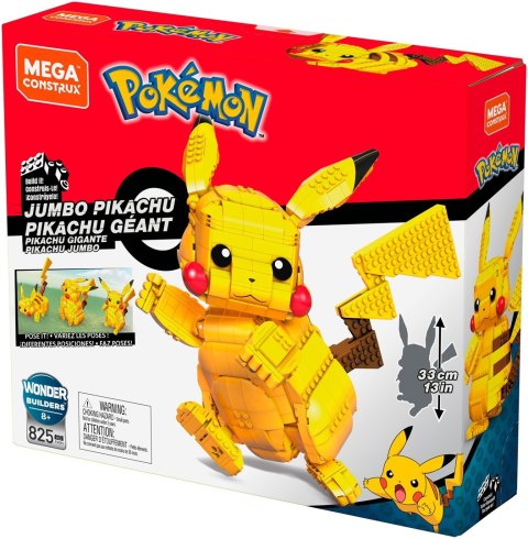 MEGA Pokémon FVK81 akcesorium do zabawek budowlanych Figurka budowlana Żółty MEGA Pokémon FVK81 akcesorium do zabawek budowlanych Figurka budowlana Żółty