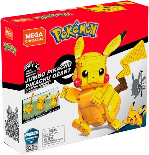 MEGA Pokémon FVK81 akcesorium do zabawek budowlanych Figurka budowlana Żółty MEGA Pokémon FVK81 akcesorium do zabawek budowlanych Figurka budowlana Żółty