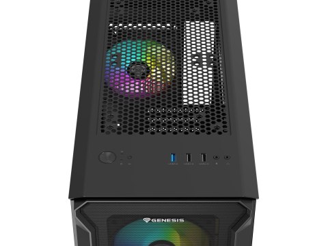 Obudowa NATEC Genesis Irid 503 ARGB NPC-1559 (Micro ATX. Mini ITX; kolor czarny) Obudowa NATEC Genesis Irid 503 ARGB NPC-1559 (Micro ATX. Mini ITX; kolor czarny)