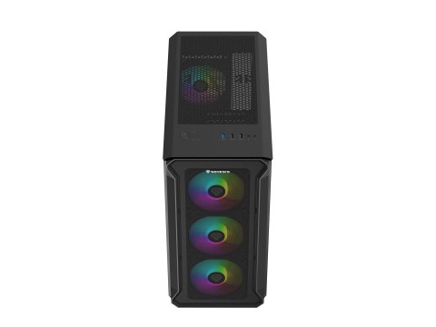 Obudowa NATEC Genesis Irid 503 ARGB NPC-1559 (Micro ATX. Mini ITX; kolor czarny) Obudowa NATEC Genesis Irid 503 ARGB NPC-1559 (Micro ATX. Mini ITX; kolor czarny)