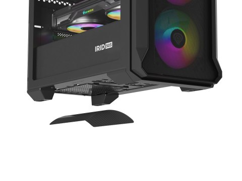 Obudowa NATEC Genesis Irid 503 ARGB NPC-1559 (Micro ATX. Mini ITX; kolor czarny) Obudowa NATEC Genesis Irid 503 ARGB NPC-1559 (Micro ATX. Mini ITX; kolor czarny)