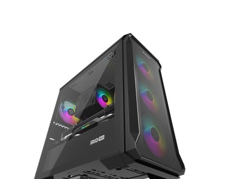 Obudowa NATEC Genesis Irid 503 ARGB NPC-1559 (Micro ATX. Mini ITX; kolor czarny) Obudowa NATEC Genesis Irid 503 ARGB NPC-1559 (Micro ATX. Mini ITX; kolor czarny)