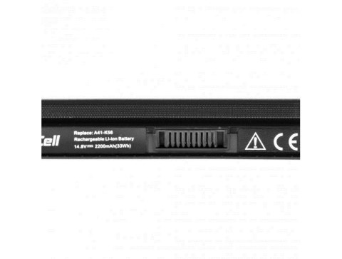 GREEN CELL BATERIA AS47 DO ASUS A41-K56 2200 MAH 14.8V GREEN CELL BATERIA AS47 DO ASUS A41-K56 2200 MAH 14.8V
