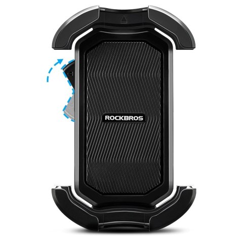 Uchwyt na telefon Rockbros 25210032001 do roweru na kierownicę - czarny Uchwyt na telefon Rockbros 25210032001 do roweru na kierownicę - czarny
