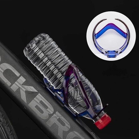 Uchwyt rowerowy Rockbros FK338 na bidon - niebiesko-fioletowy Uchwyt rowerowy Rockbros FK338 na bidon - niebiesko-fioletowy