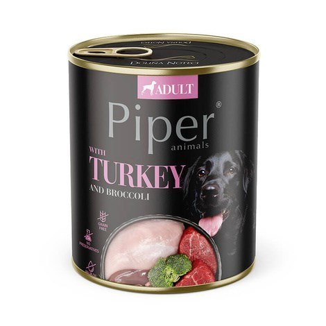 DOLINA NOTECI Piper z indykiem i brokułem dla psa 800g DOLINA NOTECI Piper z indykiem i brokułem dla psa 800g