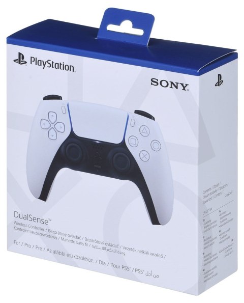 Kontroler bezprzewodowy SONY DualSense WHITE PS5 (WYPRZEDAŻ) Kontroler bezprzewodowy SONY DualSense WHITE PS5 (WYPRZEDAŻ)