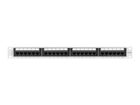 LANBERG PATCH PANEL 24 PORT 1U 19" KAT.6A UTP SZARY PPUA-1024-S LANBERG PATCH PANEL 24 PORT 1U 19" KAT.6A UTP SZARY PPUA-1024-S
