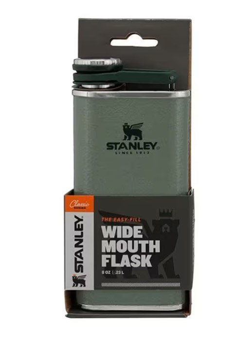 Stanley piersiówka stalowa CLASSIC - HAMMERTONE GREEN 0,23L Stanley piersiówka stalowa CLASSIC - HAMMERTONE GREEN 0,23L