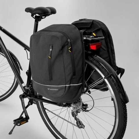 Wozinsky torba rowerowa podwójna plecak 2w1 30l czarna (WBB30BK) Wozinsky torba rowerowa podwójna plecak 2w1 30l czarna (WBB30BK)