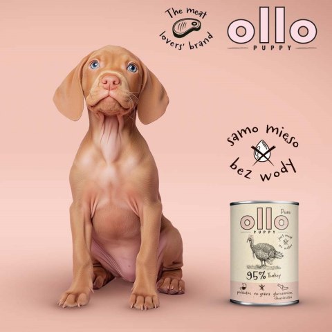 Ollo Puppy Pure Indyk 850g Ollo Puppy Pure Indyk 850g