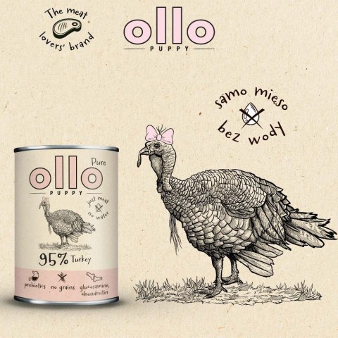 Ollo Puppy Pure Indyk 850g Ollo Puppy Pure Indyk 850g