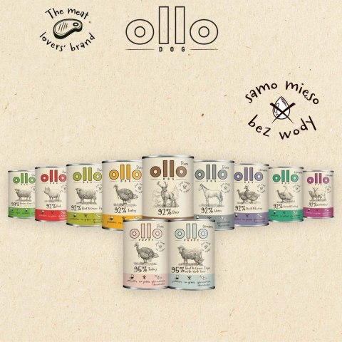 Ollo Puppy Umami Woł. żwacze z Kaczą Wątrobą 850g Ollo Puppy Umami Woł. żwacze z Kaczą Wątrobą 850g