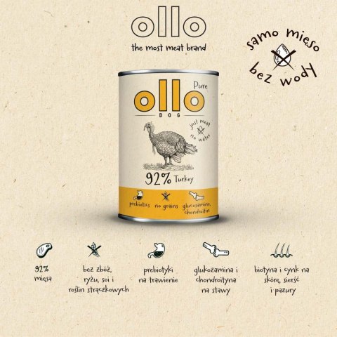 Ollo Pure Indyk 850g Ollo Pure Indyk 850g