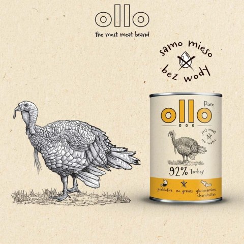 Ollo Pure Indyk 850g Ollo Pure Indyk 850g