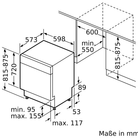 Zmywarka do zabudowy BOSCH SMU2HVS02E Zmywarka do zabudowy BOSCH SMU2HVS02E