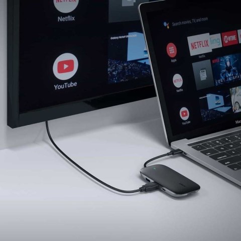 AUKEY HUB USB C CB-C71 8W1 RJ45 HDMI 4K PD 100W AUKEY HUB USB C CB-C71 8W1 RJ45 HDMI 4K PD 100W