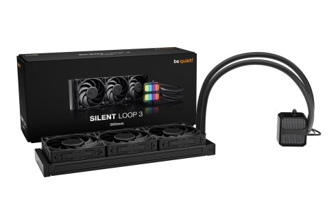 Chłodzenie wodne BE QUIET! SILENT LOOP 3 - 360mm BW025 Chłodzenie wodne BE QUIET! SILENT LOOP 3 - 360mm BW025