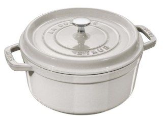 Garnek żeliwny okrągły STAUB 40501-409-0 - biała trufla 1.7 ltr (WYPRZEDAŻ)