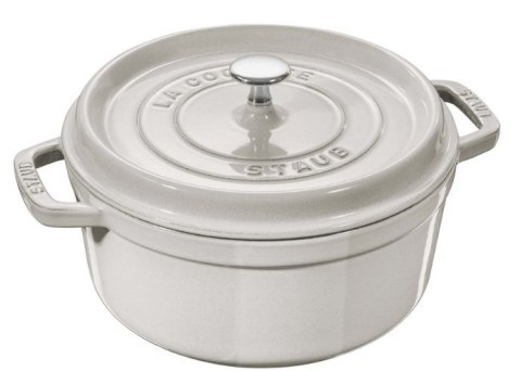 Garnek żeliwny okrągły STAUB 40501-409-0 - biała trufla 1.7 ltr (WYPRZEDAŻ) Garnek żeliwny okrągły STAUB 40501-409-0 - biała trufla 1.7 ltr (WYPRZEDAŻ)