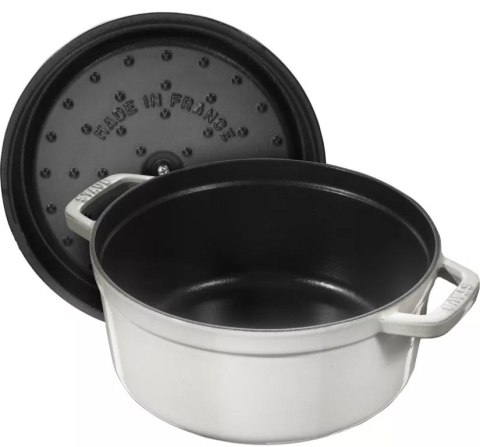 Garnek żeliwny okrągły STAUB 40501-409-0 - biała trufla 1.7 ltr (WYPRZEDAŻ) Garnek żeliwny okrągły STAUB 40501-409-0 - biała trufla 1.7 ltr (WYPRZEDAŻ)
