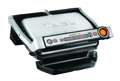 Grill Tefal OptiGrill GC712D34 (stołowy-zamknięty; 2000W; kolor inox) (WYPRZEDAŻ) Grill Tefal OptiGrill GC712D34 (stołowy-zamknięty; 2000W; kolor inox) (WYPRZEDAŻ)