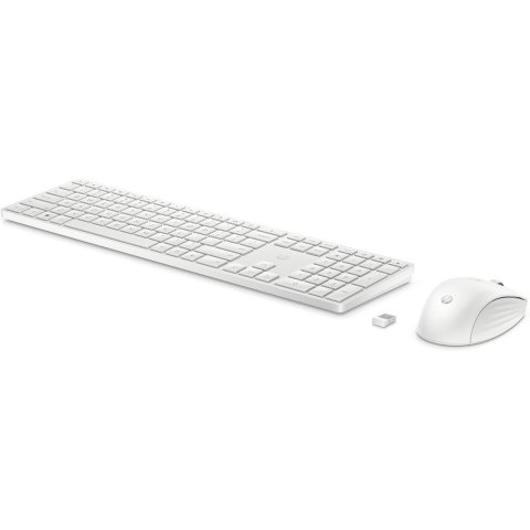 Zestaw bezprzewodowy klawiatura + mysz HP 655 White 860P8AA
