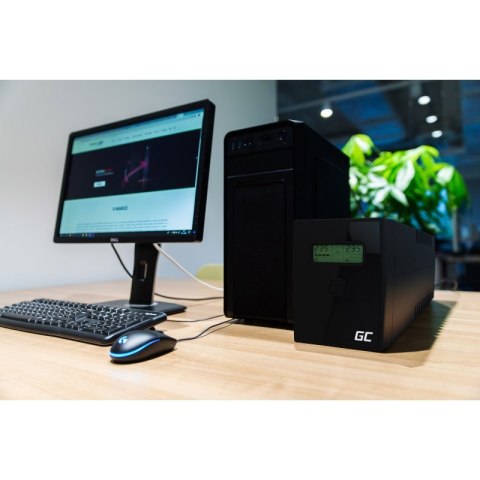 GREEN CELL ZASILACZ AWARYJNY UPS08 POWER PROOF 1000VA 700W GREEN CELL ZASILACZ AWARYJNY UPS08 POWER PROOF 1000VA 700W