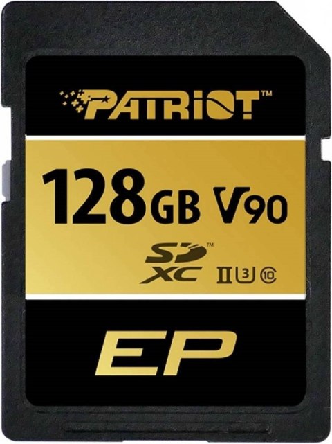 PATRIOT SDXC 128GB EP V90 UHS-II U3 PATRIOT SDXC 128GB EP V90 UHS-II U3
