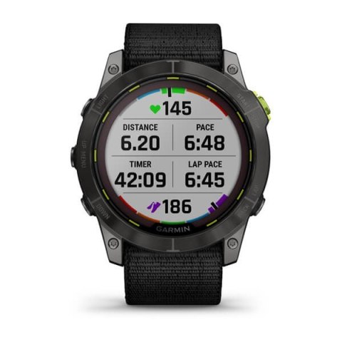 Zegarek sportowy Garmin Enduro 2 Solar Black Carbon Gray DLC Ti Ultrafit Band Zegarek sportowy Garmin Enduro 2 Solar Black Carbon Gray DLC Ti Ultrafit Band