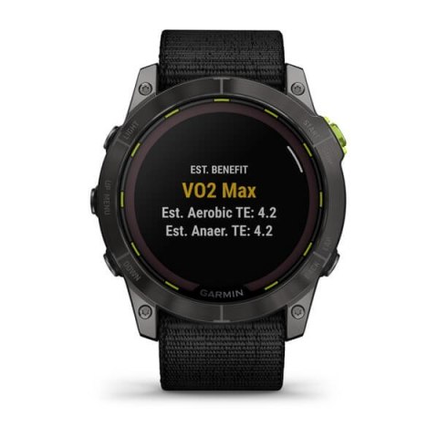 Zegarek sportowy Garmin Enduro 2 Solar Black Carbon Gray DLC Ti Ultrafit Band Zegarek sportowy Garmin Enduro 2 Solar Black Carbon Gray DLC Ti Ultrafit Band