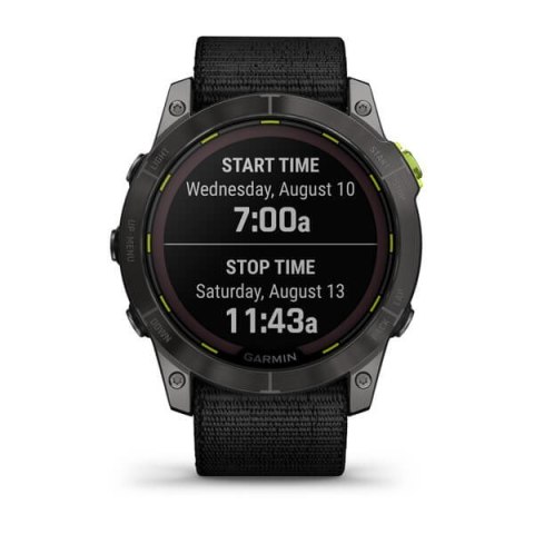 Zegarek sportowy Garmin Enduro 2 Solar Black Carbon Gray DLC Ti Ultrafit Band Zegarek sportowy Garmin Enduro 2 Solar Black Carbon Gray DLC Ti Ultrafit Band