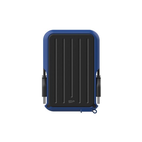 Dysk zewnętrzny HDD Silicon Power Armor A66 (4TB; 2,5"; USB 3.2; Blue; SP040TBPHD66LS3B)