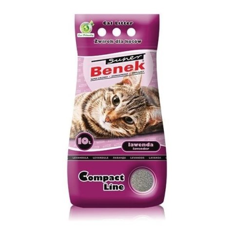 CERTECH Super Benek Compact Lawenda - żwirek dla kota zbrylający 10l (WYPRZEDAŻ) CERTECH Super Benek Compact Lawenda - żwirek dla kota zbrylający 10l (WYPRZEDAŻ)