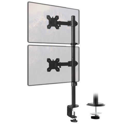 MACLEAN UCHWYT DO MONITORAMAX VESA 100X100, 13-27", 9KG, PODWÓJNY MC-967 MACLEAN UCHWYT DO MONITORAMAX VESA 100X100, 13-27", 9KG, PODWÓJNY MC-967