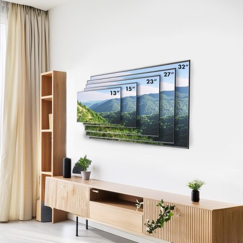 MACLEAN UCHWYT DO TELEWIZORA LUB MONITORA MAX. VESA 100X100, 13-32", 30KG, CZARNY MC-416 MACLEAN UCHWYT DO TELEWIZORA LUB MONITORA MAX. VESA 100X100, 13-32", 30KG, CZARNY MC-416