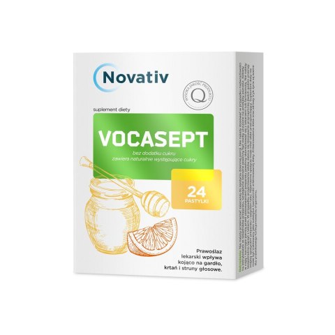 Novativ Vocasept 24 pastylki do ssania Novativ Vocasept 24 pastylki do ssania