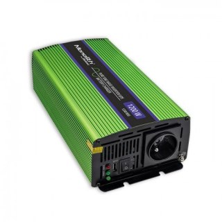 QOLTEC PRZETWORNICA NAPIĘCIA MONOLITH | ŁADOWANIE BATERII | UPS | 600W | 1200W | 12V NA 230V | CZYSTY SINUS (WYPRZEDAŻ)
