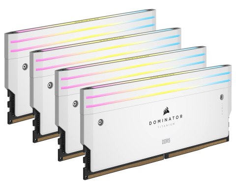 DOMINATOR TITANIUM RGB 64 GB (4x16 GB) DDR5 DRAM 6000 MT/s CL36 Intel XMP White DOMINATOR TITANIUM RGB 64 GB (4x16 GB) DDR5 DRAM 6000 MT/s CL36 Intel XMP White