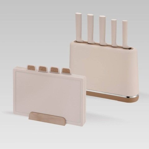 Zestaw noży i desek MR-1412-BEIGE MAESTRO