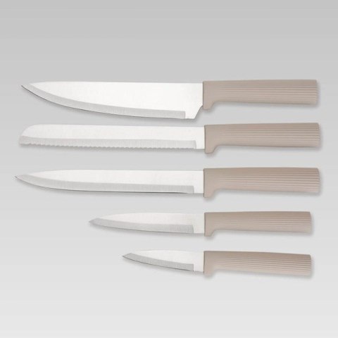 Zestaw noży i desek MR-1412-BEIGE MAESTRO