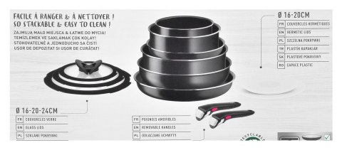 Zestaw garnków TEFAL Ingenio Easy Cook Clean 13ele. (WYPRZEDAŻ) Zestaw garnków TEFAL Ingenio Easy Cook Clean 13ele. (WYPRZEDAŻ)
